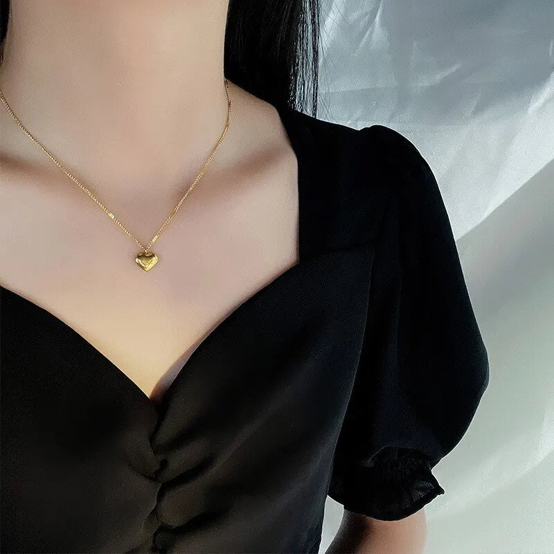 Tulip Bracelet and golden heart chain