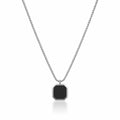 Classic Black Stone Pendant (Square)