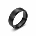 STAINLESS BLACK RING