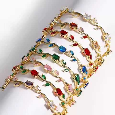 Tulip Patterned Bracelet for Women