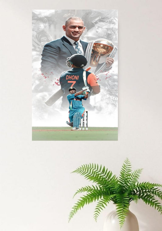 MS DHONI POSTER
