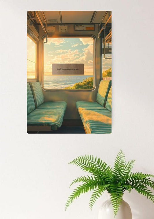 AESTHETIC TRAIN POSTER